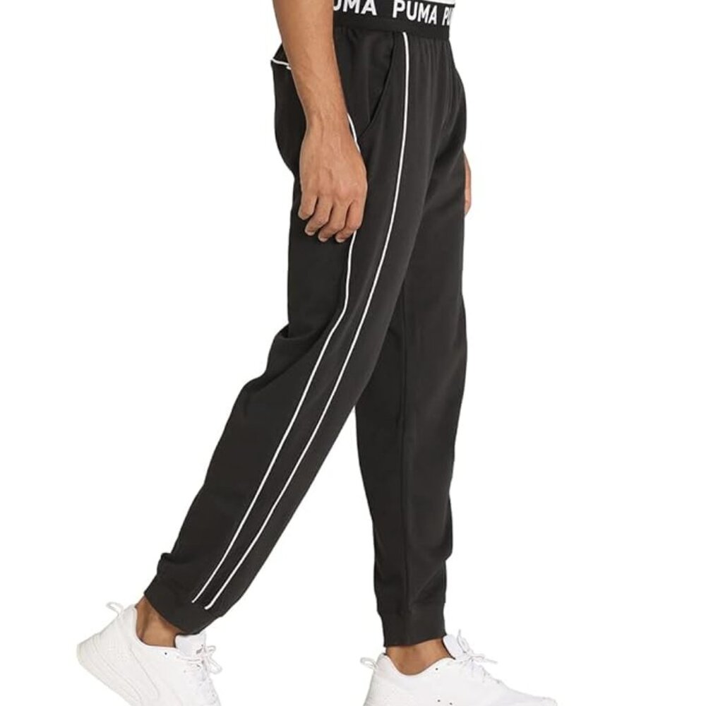 PUMA MEN TRAIN KNIT JOGGER BLACK SIZE SMALL